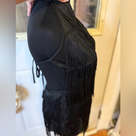 Kristine Black Tassel Romper - Picture 6 of 9